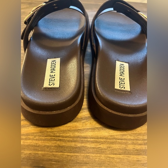 Steve Madden Brown Hanni Slide Sandal / 7.5 - Picture 10 of 10